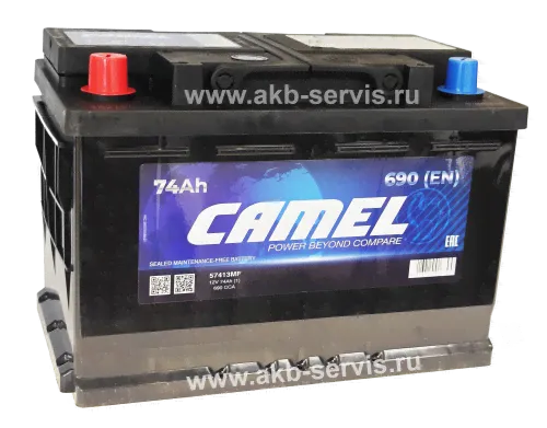 Аккумулятор CAMEL (Кэмэл) 74Ач п/п 690А-0