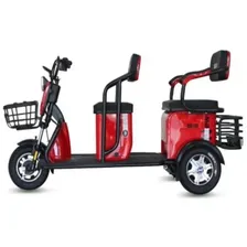 Трицикл GreenCamel Пони Z8 (60V 650W) дифференциал красный