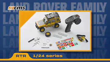 📦 Unboxing excitement with the FMS 1:24 FCX24M Land Rover Family! 🚗