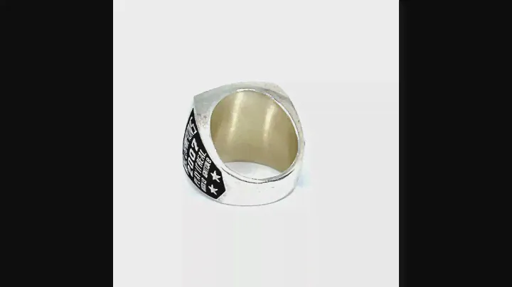 2007 Philadelphia KiXX Major Indoor Soccer League Champions Sterling Silver Ring.