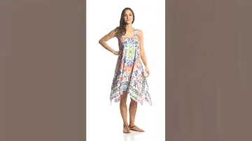 La Blanca Majorca Scarf Tank Dress | SwimOutlet.com