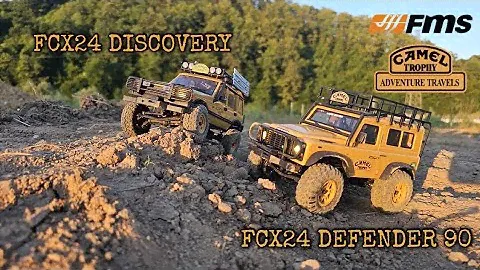 NEW FMS FCX24m Camel Trophy Edition // Defender 90 & Discovery //