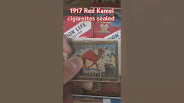 1917 Red Kamel cigarettes #vintagecigarettepack #vintagecigarettes #vintagetobacco #cigarette