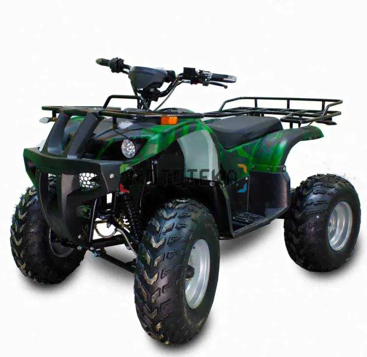 Электроквадроцикл GreenCamel (ГринКэмел) Сахара A2230 армейский зелёный (72V 2200W R10 Дифференциал) (машинокомплект)