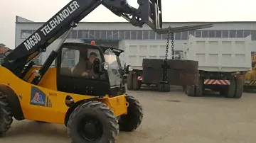 STEEL CAMEL telehandler M630-60 loading text