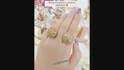 Turkish Gold Rings 😍#jewelry #goldjewellery #gold #rings