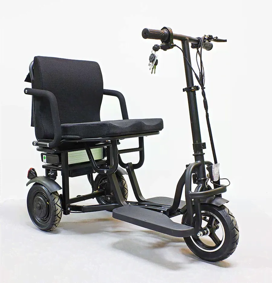 Электротрицикл Green Camel Кольт V700 15Ah черный-0