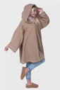 Пончо женское WITH HOOD CAMEL ЦВЕТ КЕМЕЛ, пончо женское из натуральной верблюжьей шерсти (art.: 3920b57e24304)