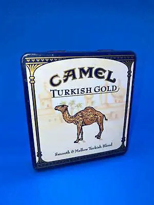 Camel Turkish Gold Smooth And Mellow Turkish Blend Metal Cigarette Tin-0