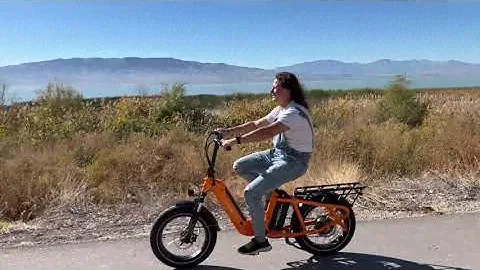 Unwind in Style: A Romantic Ride with HAOQI Camel Cargo Ebike  🚲☀️ #ebike #electricbike #ebikes